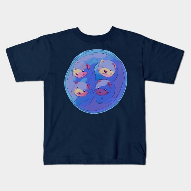 Otter You Waiting For? Otters at Play (MD23Ani005) Kids T-Shirt by Maikell Designs